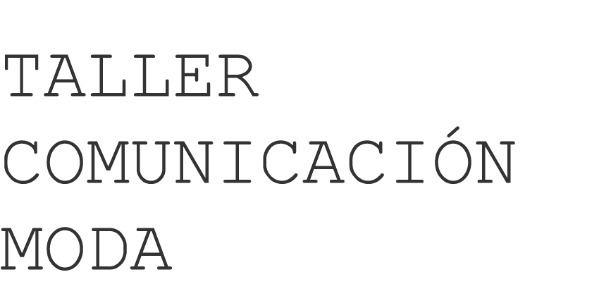 COMUNICACIÓN MODA  